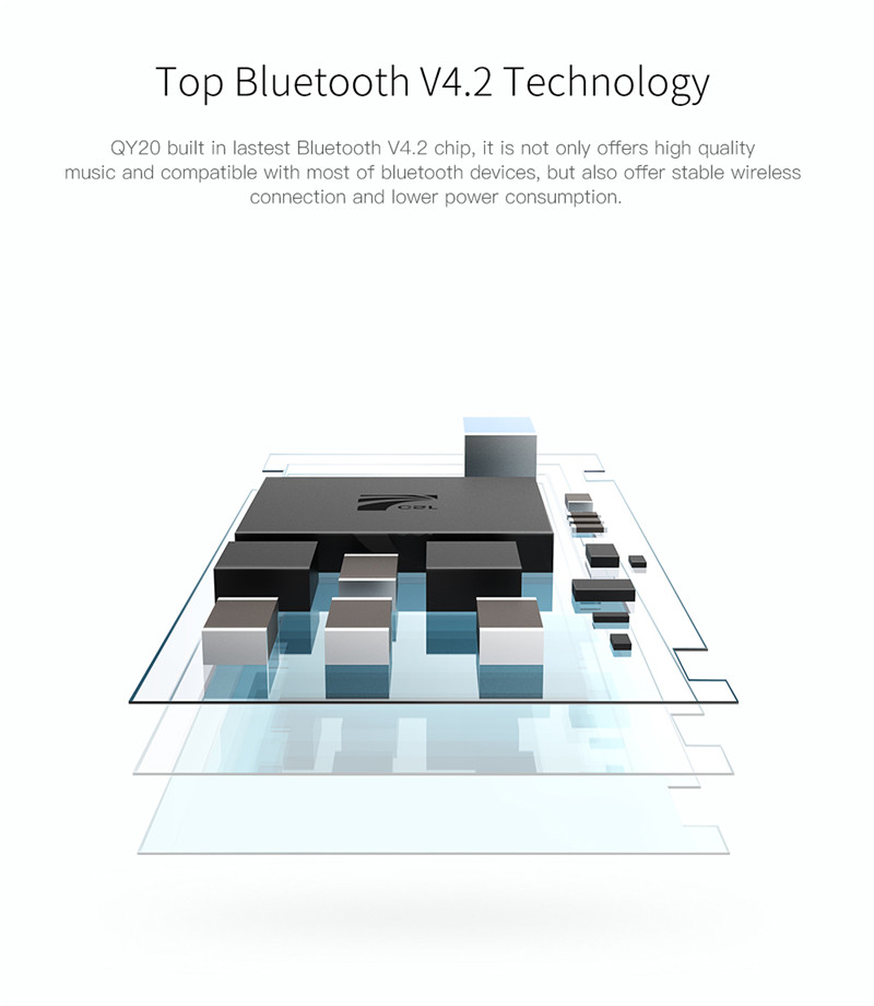 QY20 Bluetooth headphone IPX5 wireless earphone sport headset