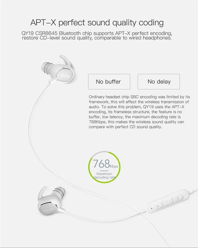 IPX4 bluetooth 4.1 wireless sports earphones