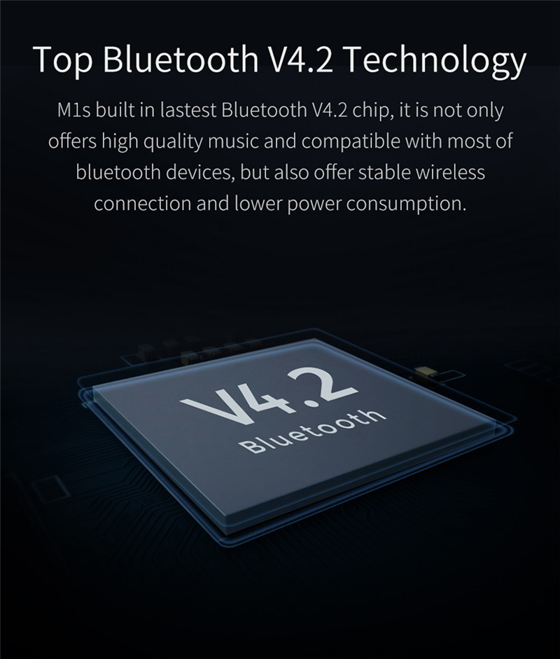 M1S magnetic V4.2 chip bluetooth IPX5 wireless sport earphone