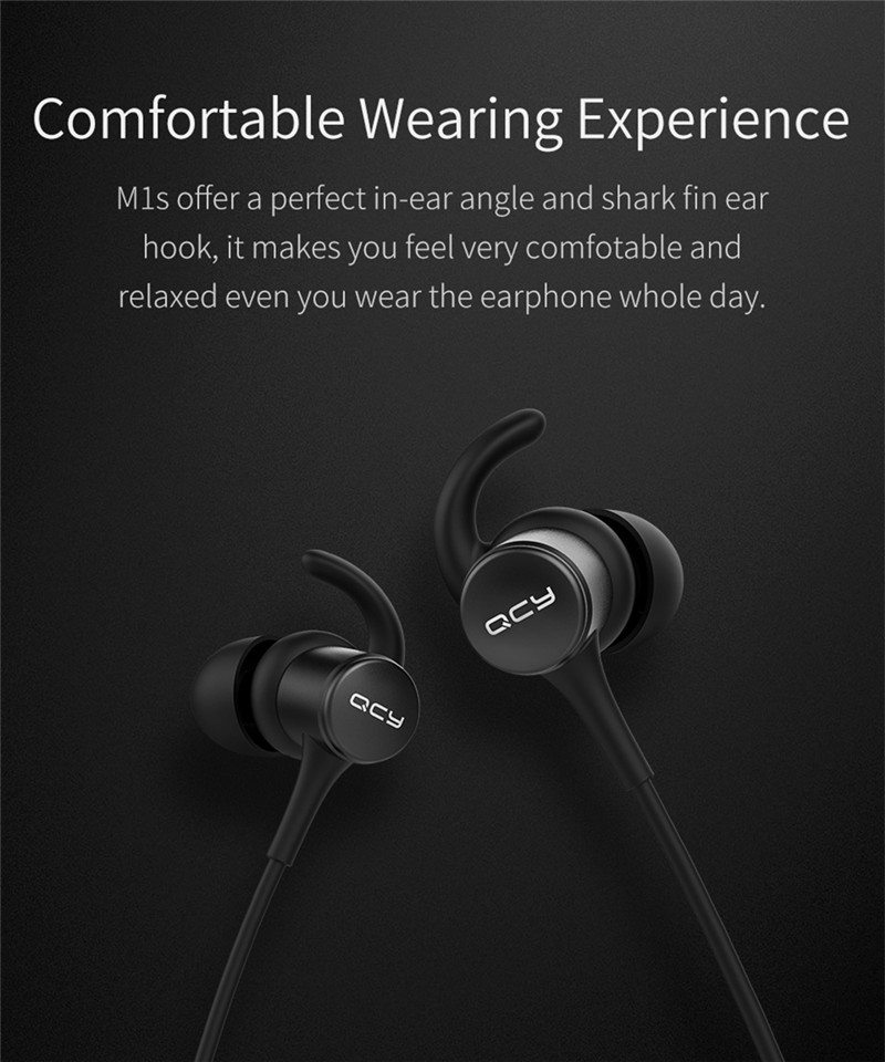 M1S magnetic V4.2 chip bluetooth IPX5 wireless sport earphone