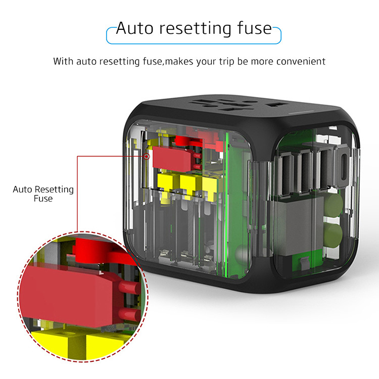 Travel Charger Adapter US UK EU AU Plug Socket QC3.0