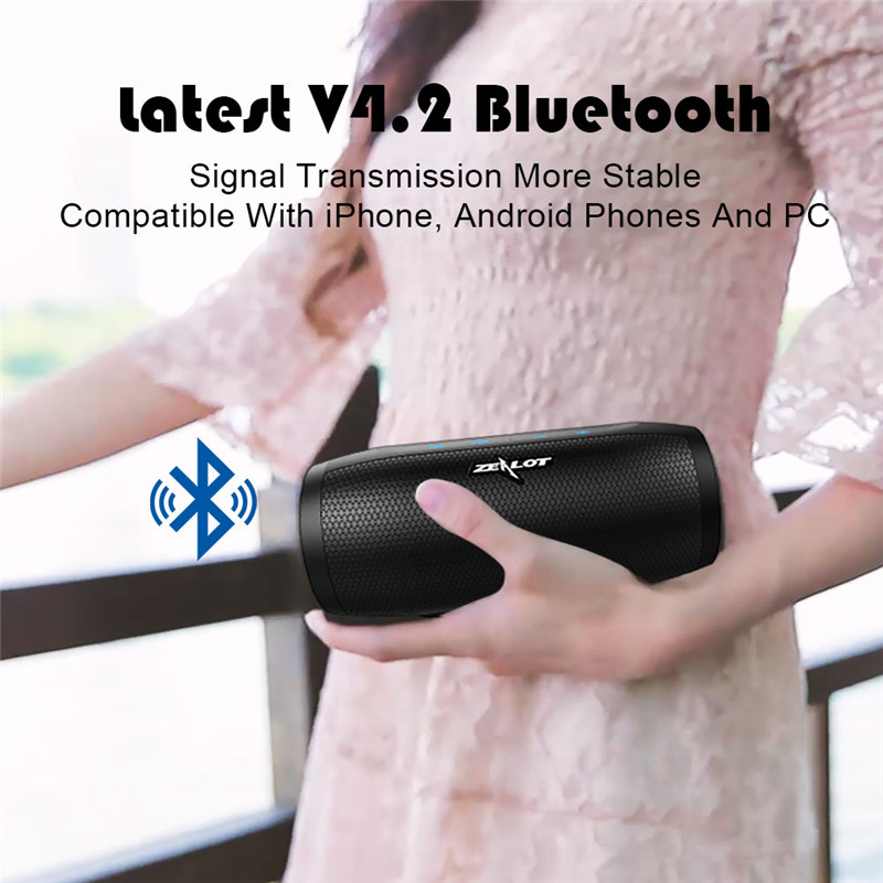 ZEALOT S16 Bluetooth Portable Speakers Outdoor Soundbar Subwoofer