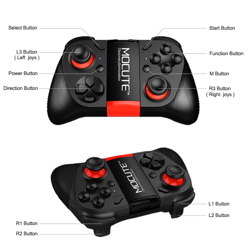 MOCUTE 050 Wireless Remote Controller Gamepad Mobilephone MOCUTE 050 Wireless Remote Controller Gamepad Mobilephone