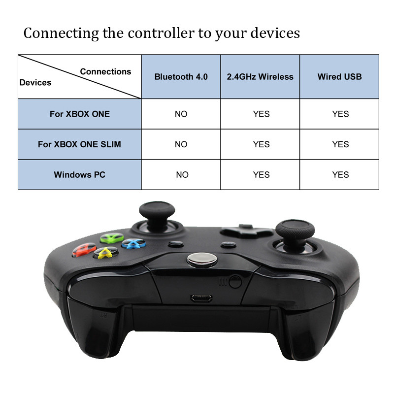 Wireless Controller Xbox One Slim Console Gamepad PC Joystick