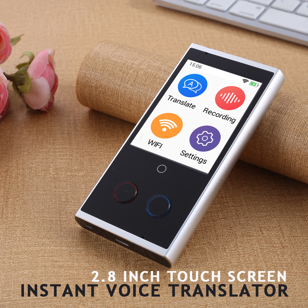 Portable Intelligent Instant Voice Translator Support 75 Languages
