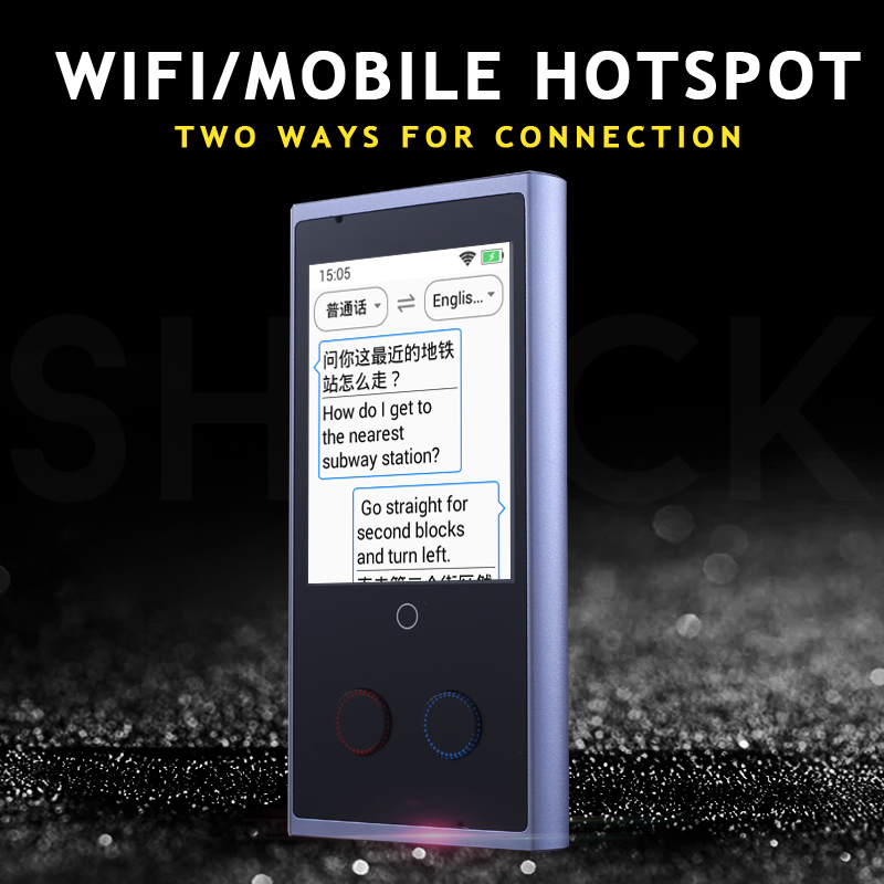 Portable Intelligent Instant Voice Translator Support 75 Languages