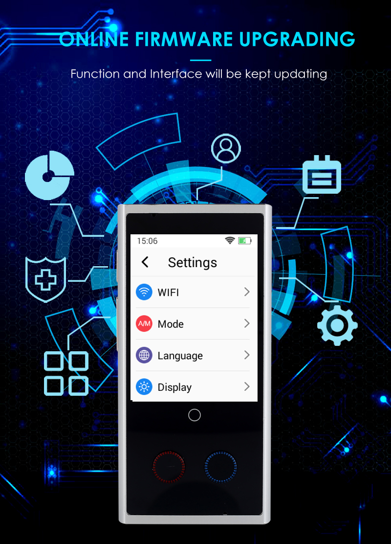 Portable Intelligent Instant Voice Translator Support 75 Languages