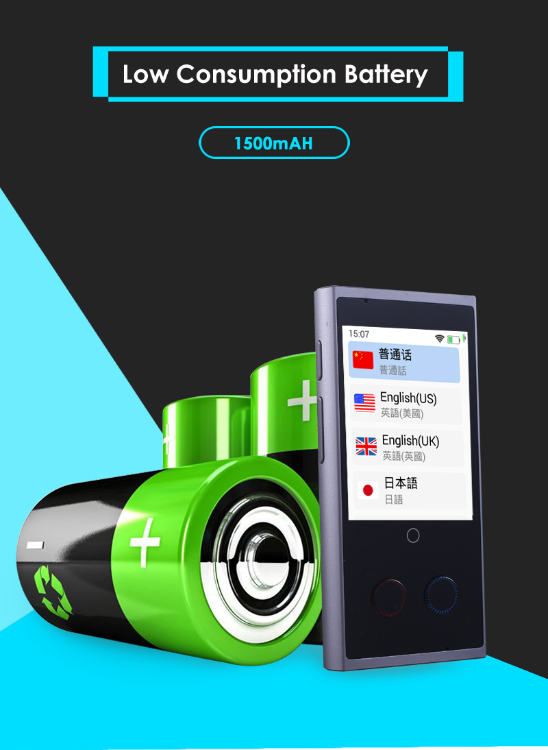 Portable Intelligent Instant Voice Translator Support 75 Languages