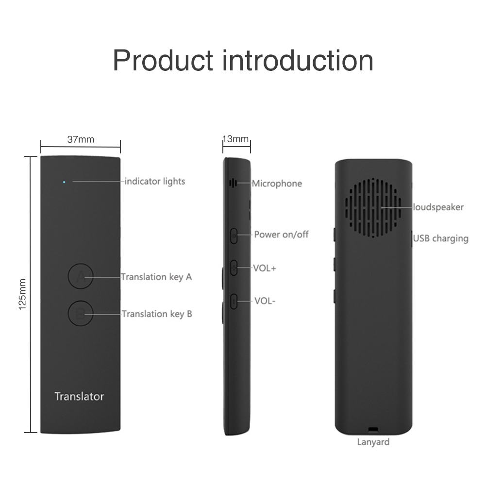 Portable Real Time Voice Translator 25 Languages Translation