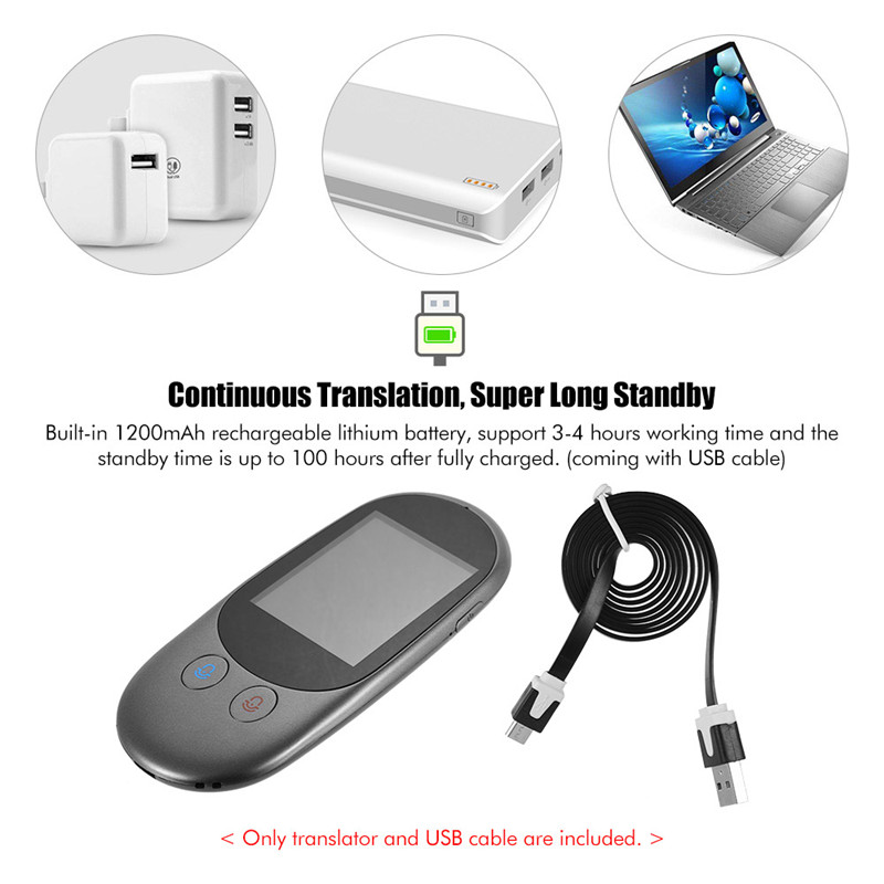 Portable Voice Translator 25 Multi-Language Translation