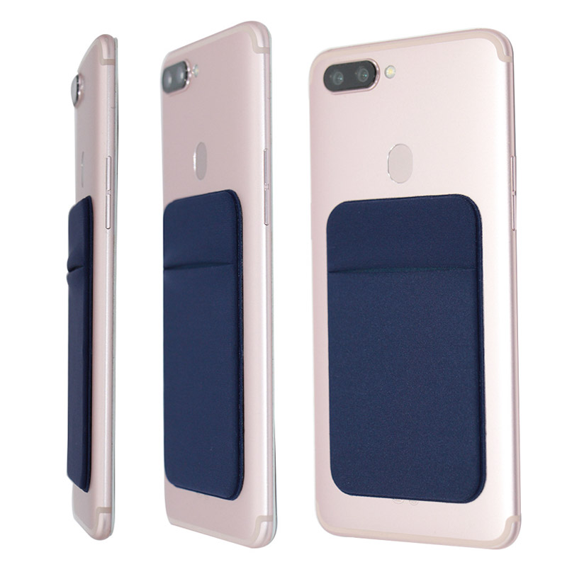Elastic Stretch Lycra Adhesive Cell Phone ID Credit Card Holder Elastic Stretch Lycra Adhesive Cell Phone ID Credit Card Holder