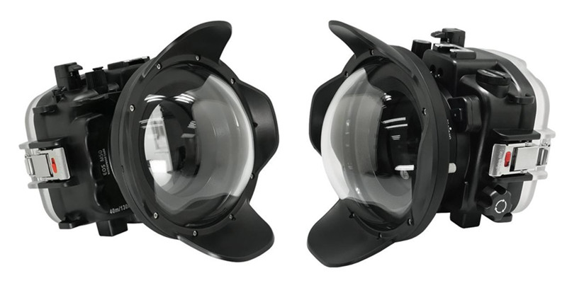 6 inch wide angle dry lens dome for Canon M50/M50 II underwater housing waterproof case