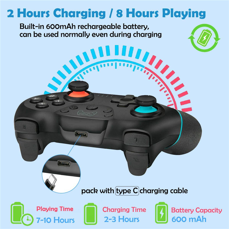 wireless gamepad video game controller For nintendo switch