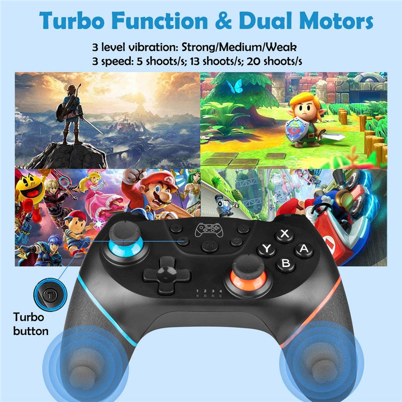 wireless gamepad video game controller For nintendo switch