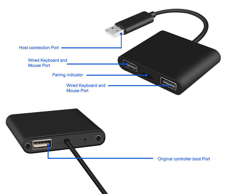 keyboard & mouse adaptor converter for PS4 Xbox One Switch