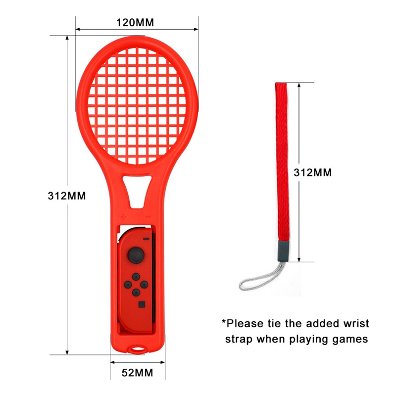 tennis racket handle holder for nintendo switch joy con