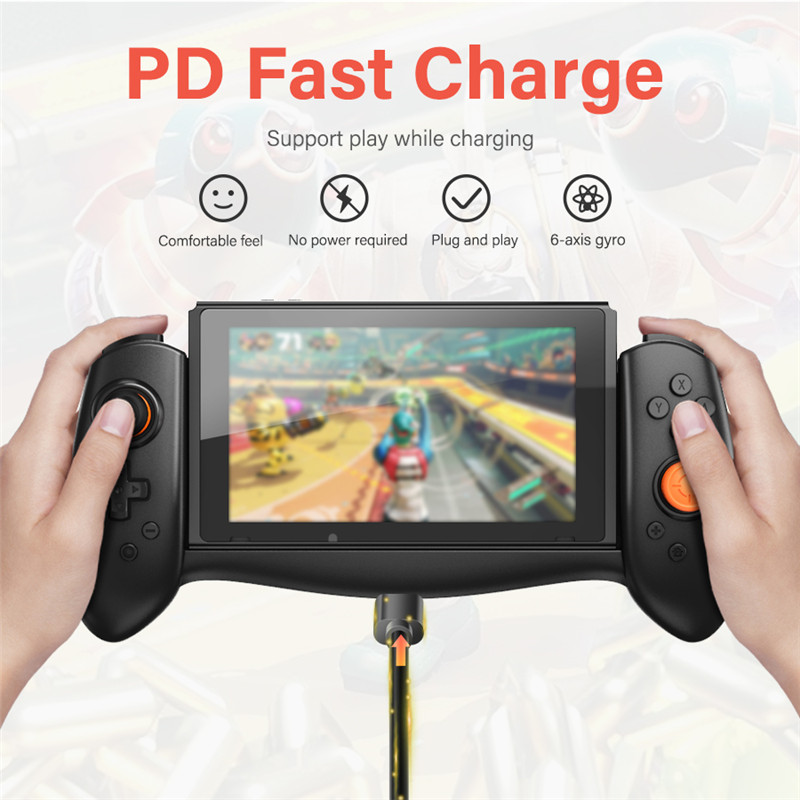 handheld game controller grip gamepad for nintendo switch