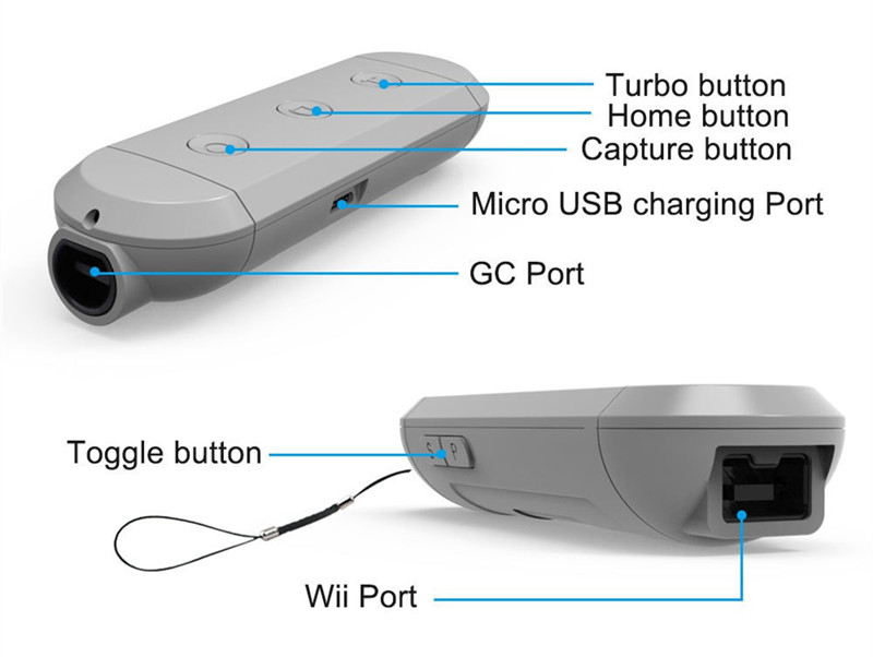 wireless GC converter adapter for nintendo switch PC