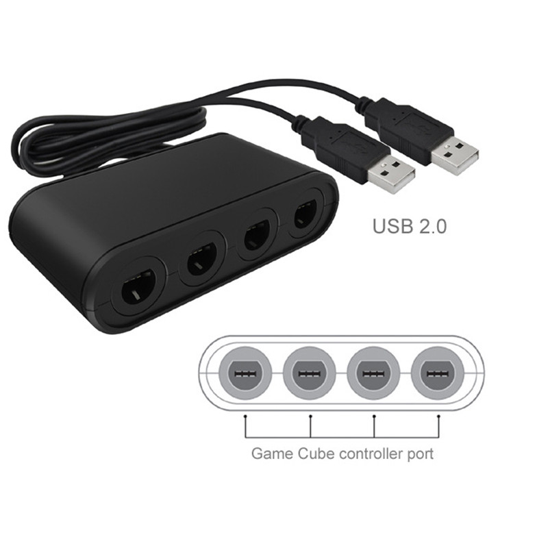 adapter game controller converter NGC to wii/wiiu/ PC for nintendo switch