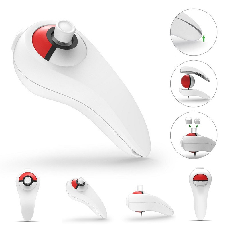 poke ball plus grip handle controller handgrip for nintendo switch pokemons