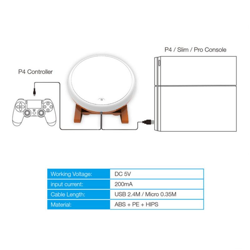 taiko drum controller for playstation 4