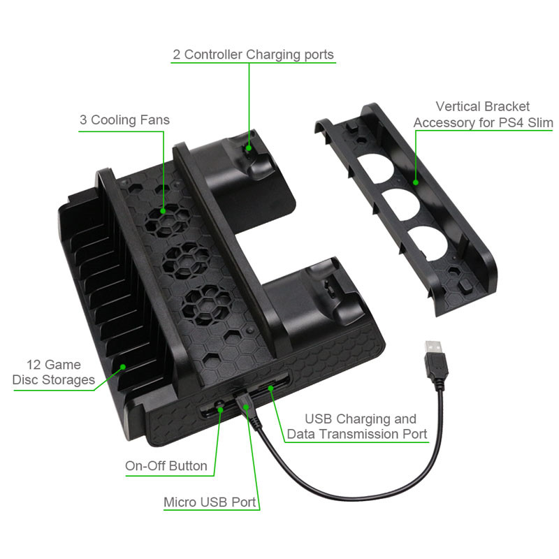 ps4 vertical stand with cooling fan dual controller charging station playstation 4 ps4 vertical stand with cooling fan dual controller charging station playstation 4