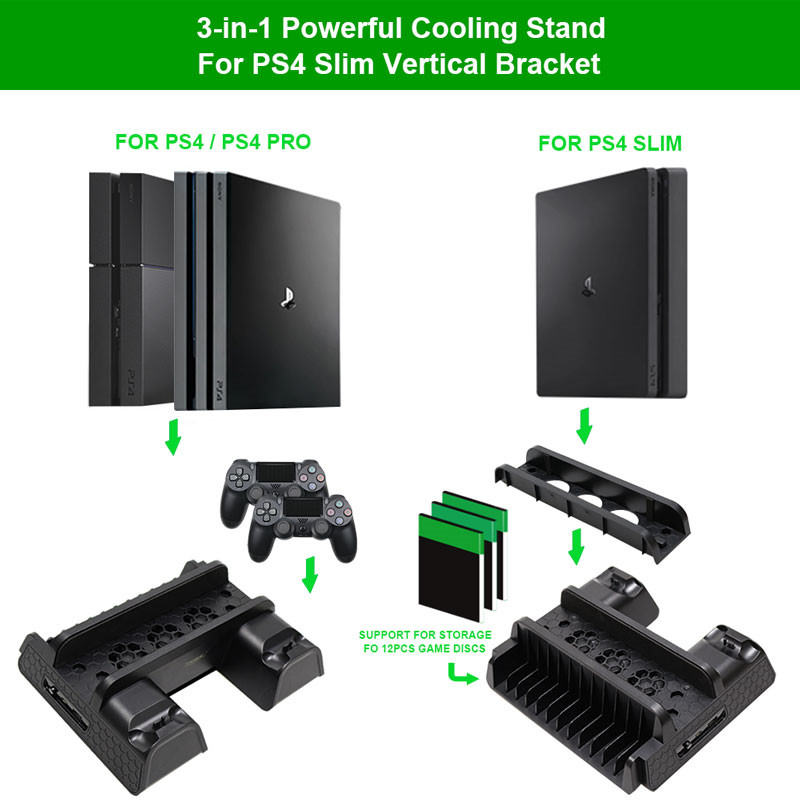 ps4 vertical stand with cooling fan dual controller charging station playstation 4 ps4 vertical stand with cooling fan dual controller charging station playstation 4