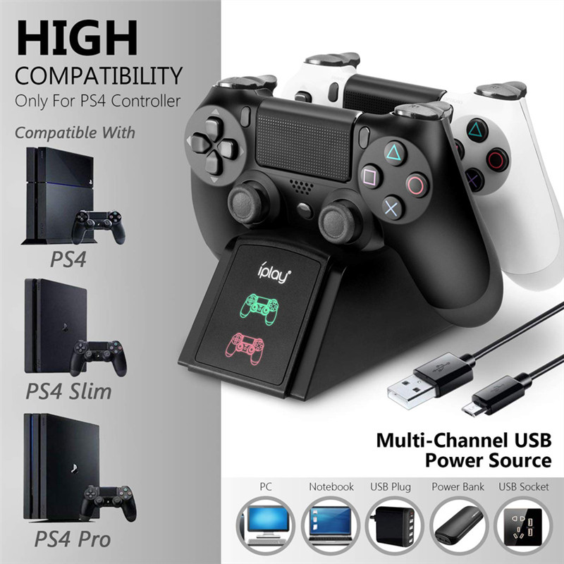 PS4 pro slim controller charger charging dock station