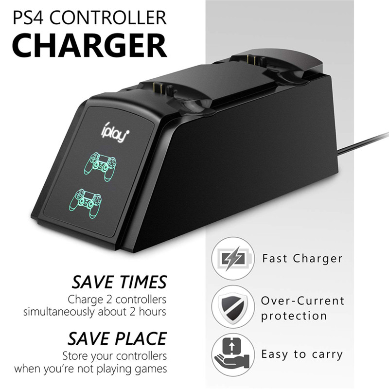 PS4 pro slim controller charger charging dock station PS4 pro slim controller charger charging dock station