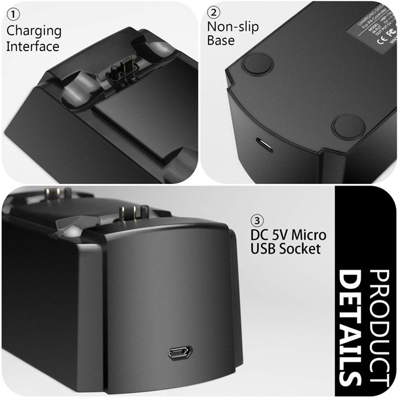 PS4 pro slim controller charger charging dock station PS4 pro slim controller charger charging dock station