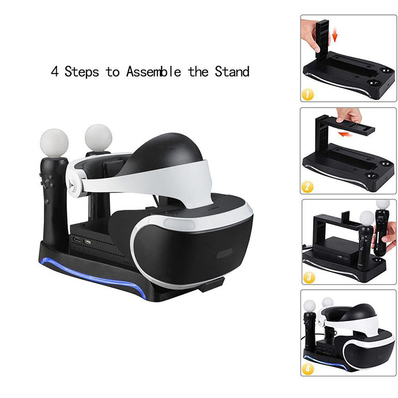 2nd 4 in 1 charging dock station for playstation PS4 PSVR