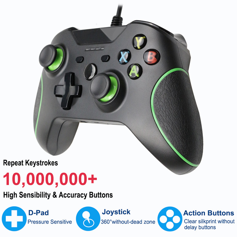 USB wired consoles controller gamepads for Xbox One Slim