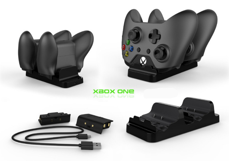 dual controller fast charger charging dock station
