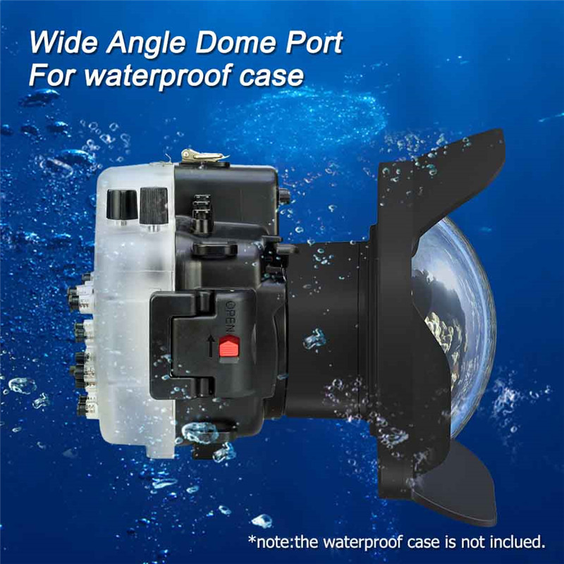 WA005-E Meikon wide angle dry lens dome for canon camera housing