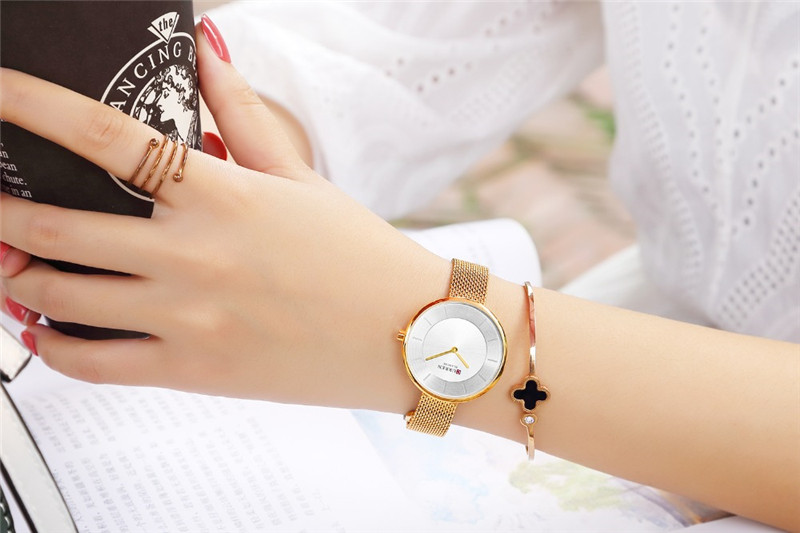 CURREN 9030 women's quartz watch lady bracelet watches