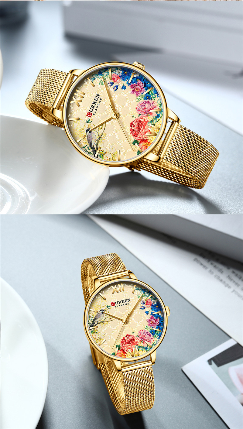 CURREN 9059 women's quartz watch lady bracelet watches