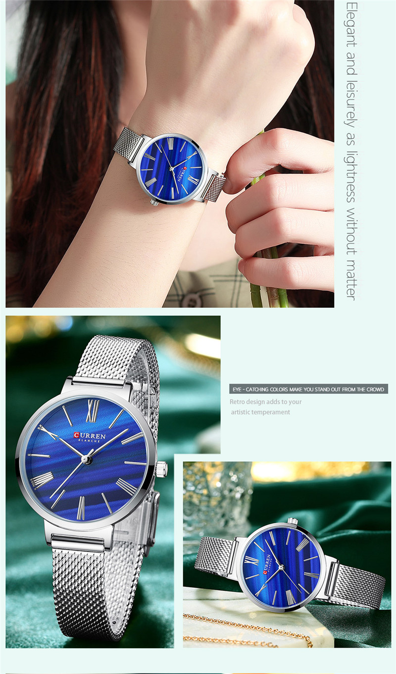 CURREN 9076 women quartz watch bracelet watches