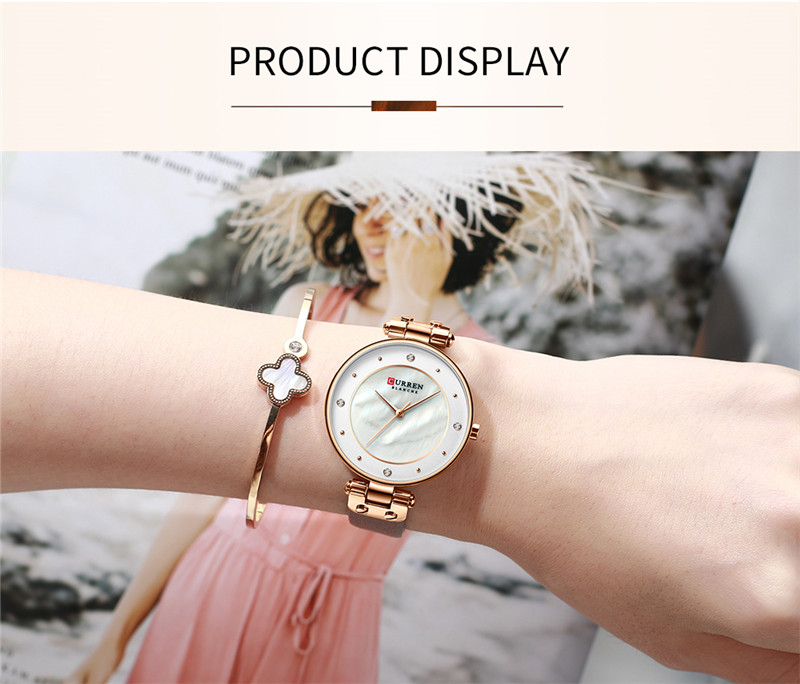 CURREN 9056 women quartz watch bracelet watches