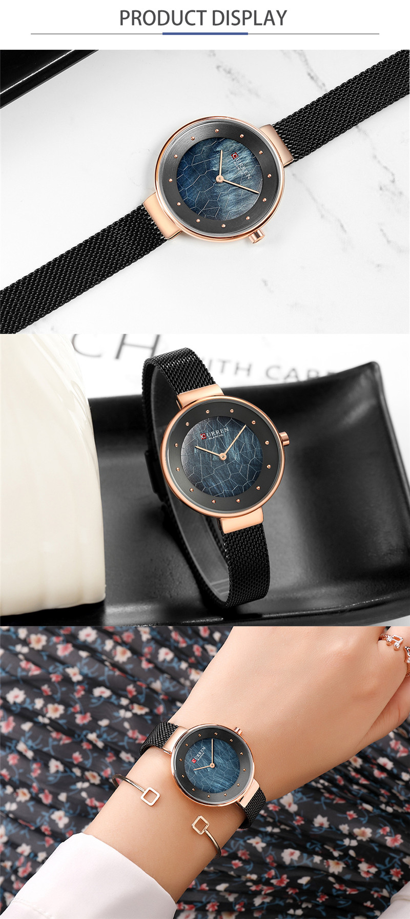 CURREN 9032 women quartz watch bracelet watches