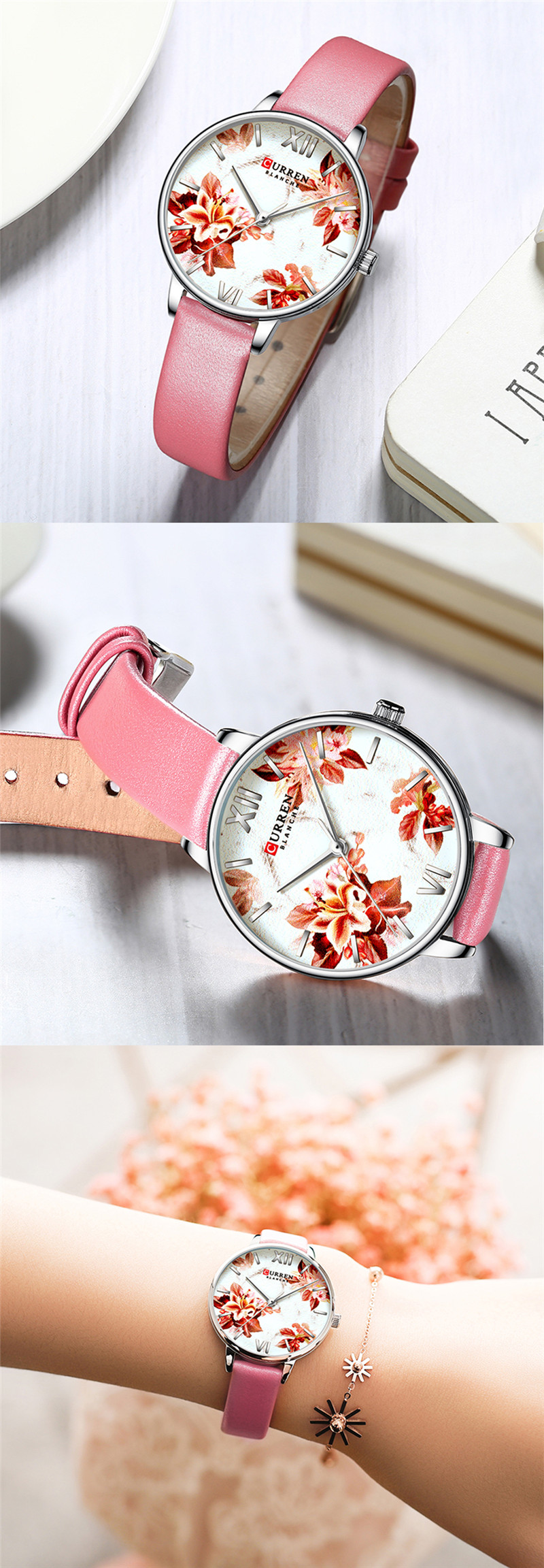 CURREN 9060 women quartz watch bracelet watches