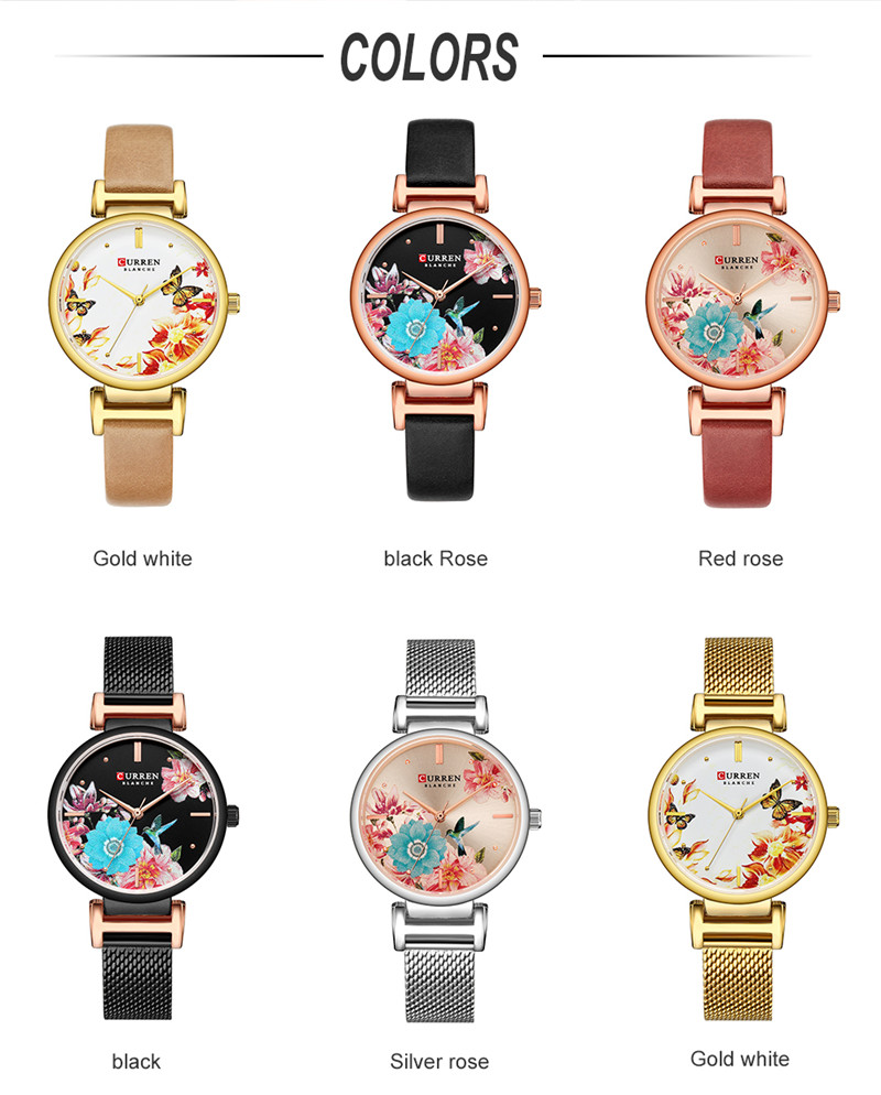 CURREN 9053 women quartz watch bracelet watches