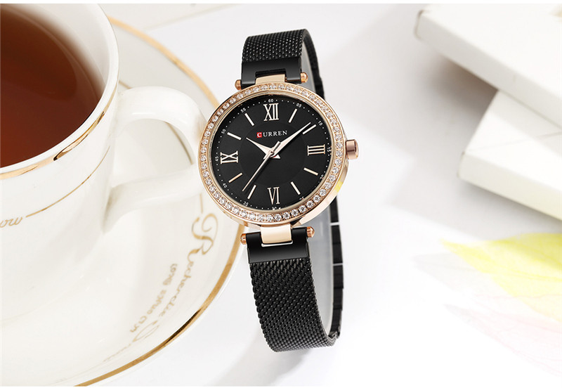 CURREN 9011 women quartz watch bracelet watches