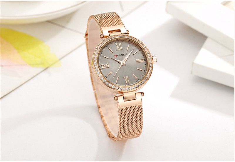 CURREN 9011 women quartz watch bracelet watches