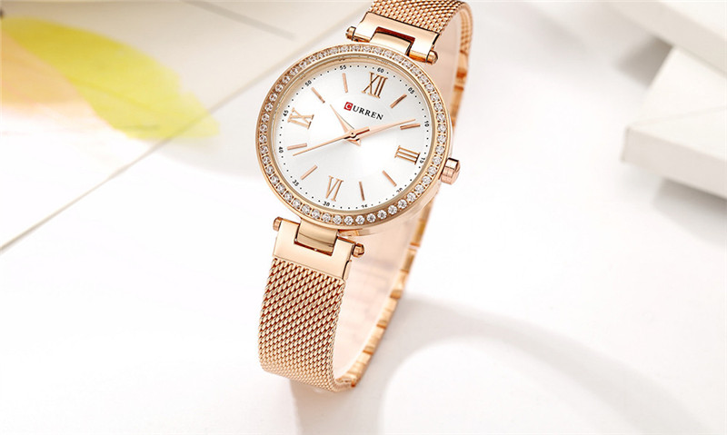 CURREN 9011 women quartz watch bracelet watches