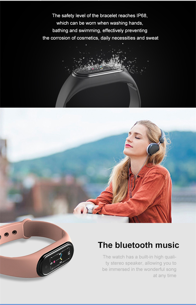 M5 smart watch bluetooth call sports bracelet M5 smart watch bluetooth call sports bracelet