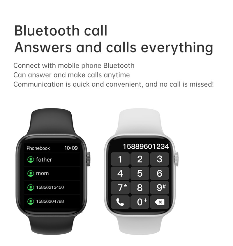 T800 smartwatch bluetooth call smart watch for android