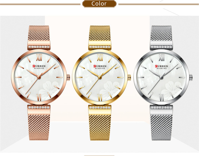 CURREN 9067 women quartz watch lady bracelet watches