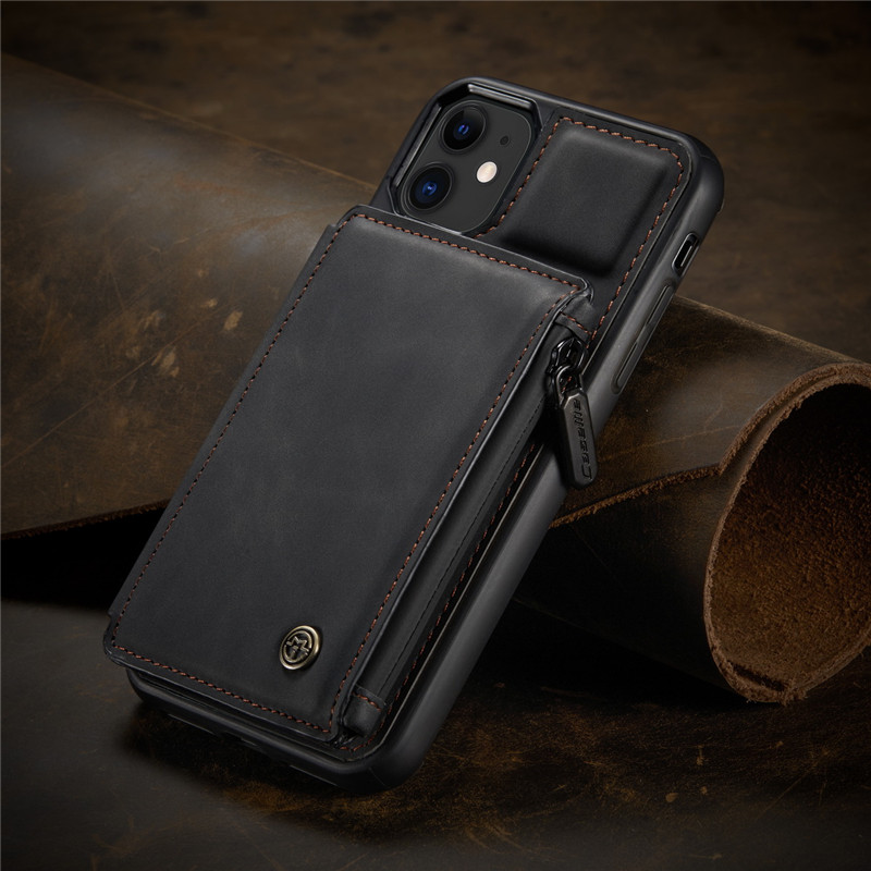 C20 Retro Card Slots Leather Wallet Case For iPhone 12 11 Pro Xs Max