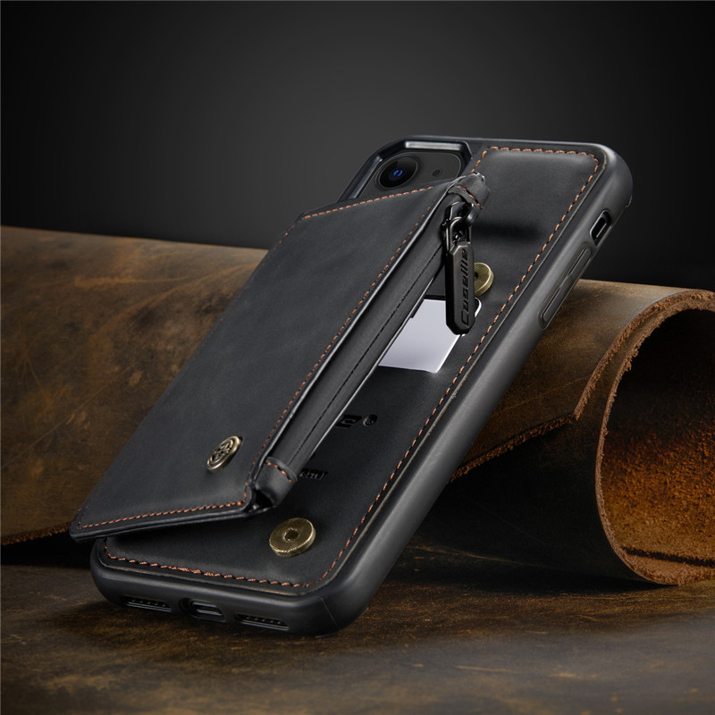 C20 Retro Card Slots Leather Wallet Case For iPhone 12 11 Pro Xs Max