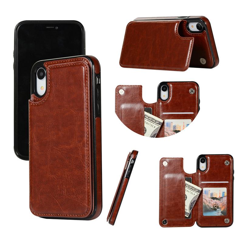 Slim Leather Cover Wallet Case For iPhone 12 11 pro max 8 7 6 plus